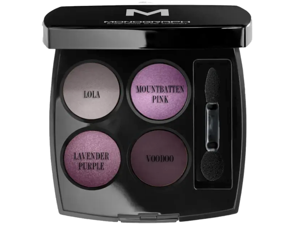 Artis Monograph Pressed Powder Eyeshadow Quad Compact